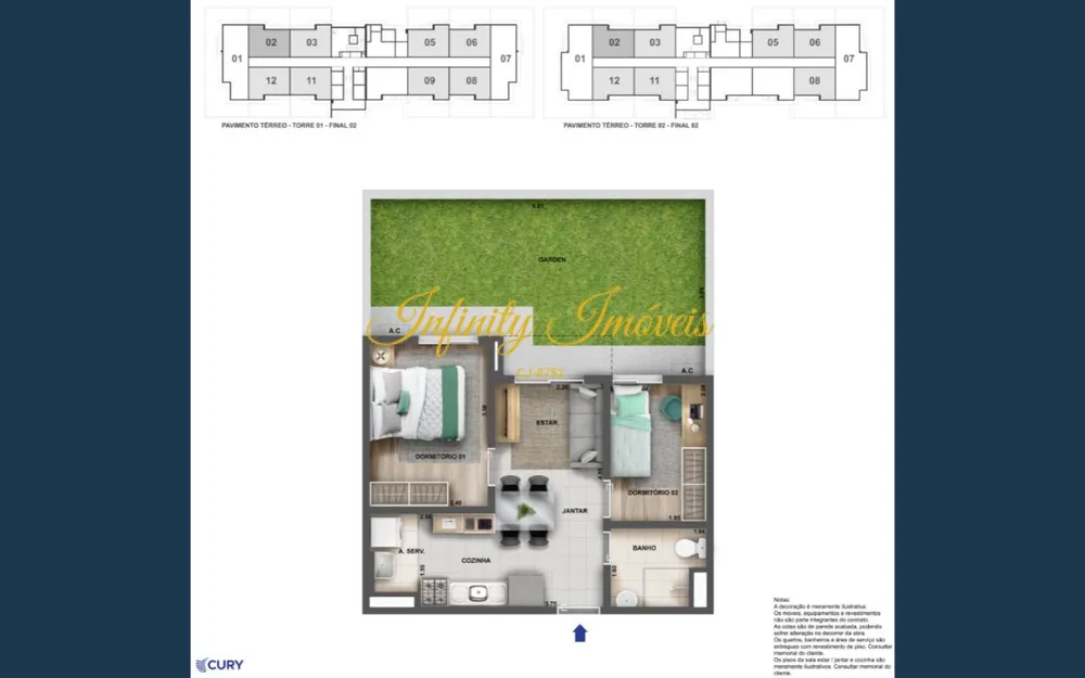 Apartamento, 2 quartos, 60 m² - Foto 33