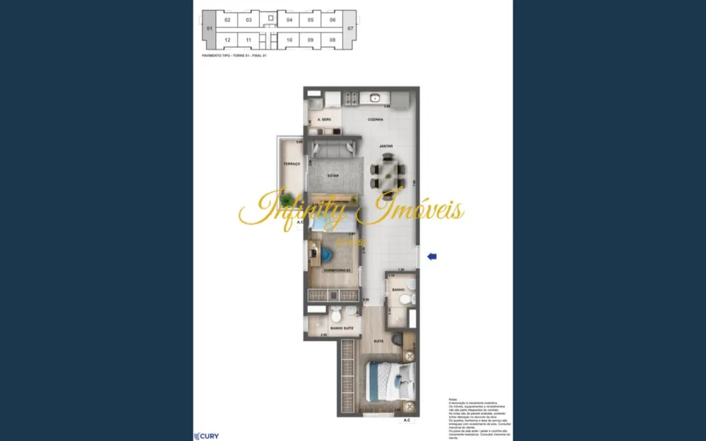 Apartamento, 2 quartos, 60 m² - Foto 38