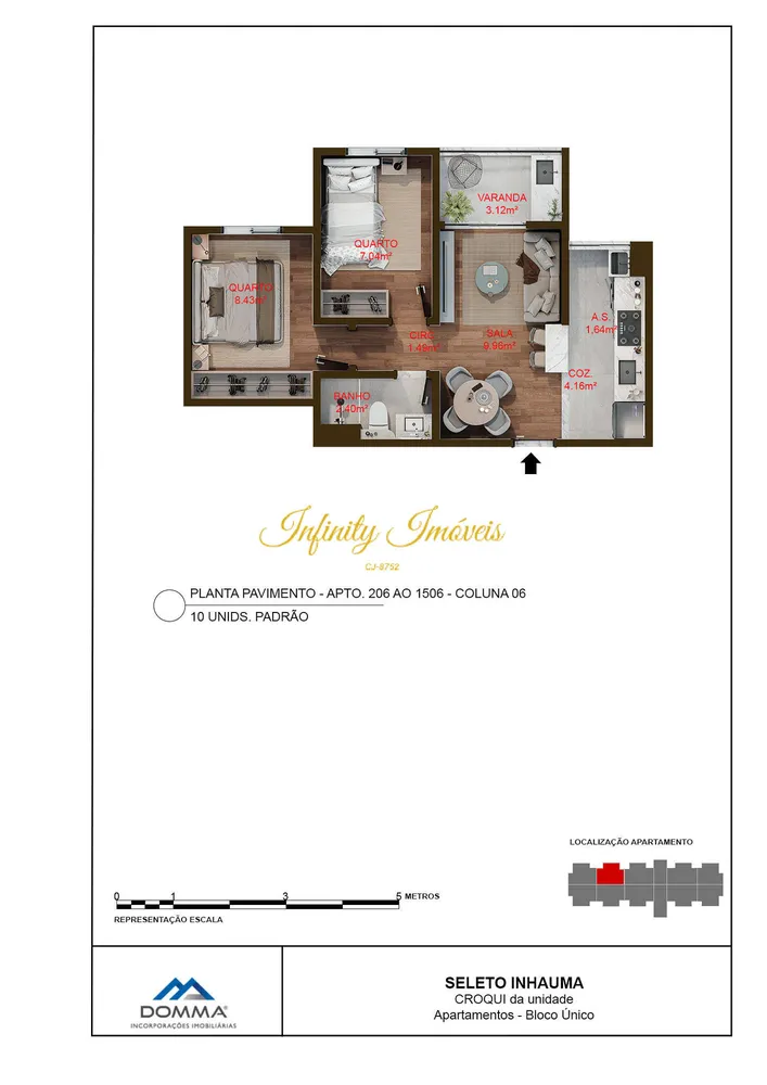 Apartamento, 2 quartos, 45 m² - Foto 28