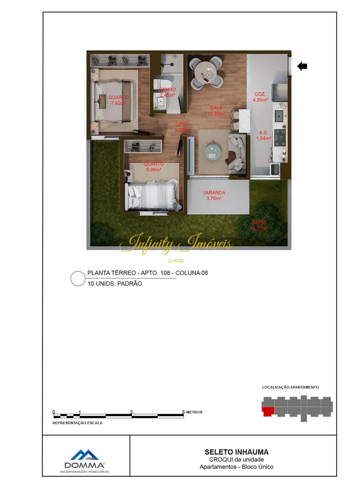 Apartamento, 2 quartos, 45 m² - Foto 47