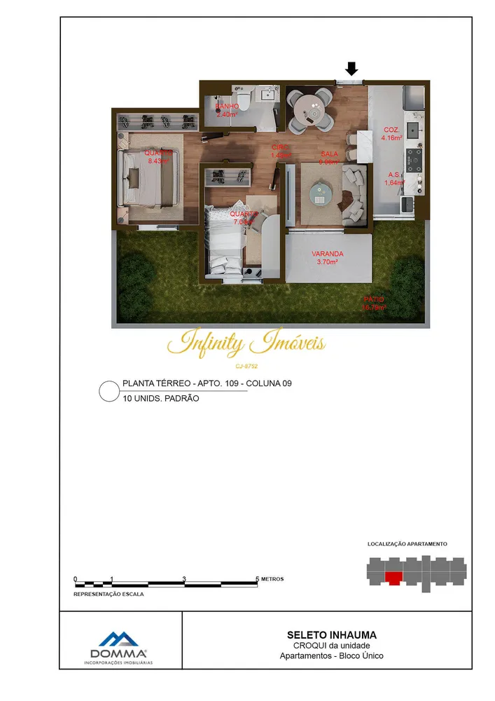 Apartamento, 2 quartos, 45 m² - Foto 51
