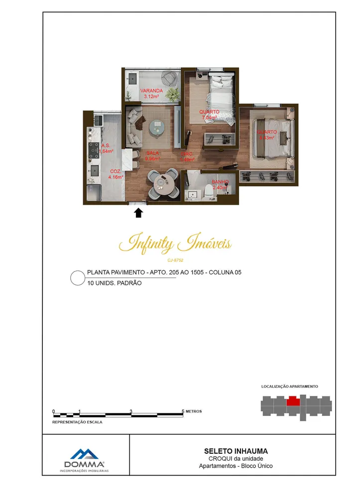 Apartamento, 2 quartos, 45 m² - Foto 32