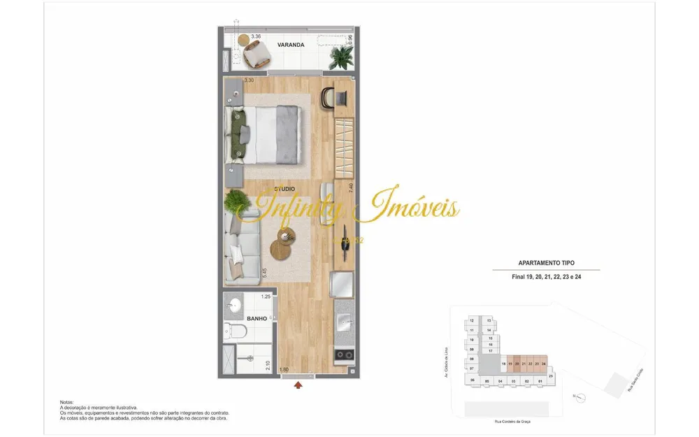 Apartamento, 1 quarto, 32 m² - Foto 21