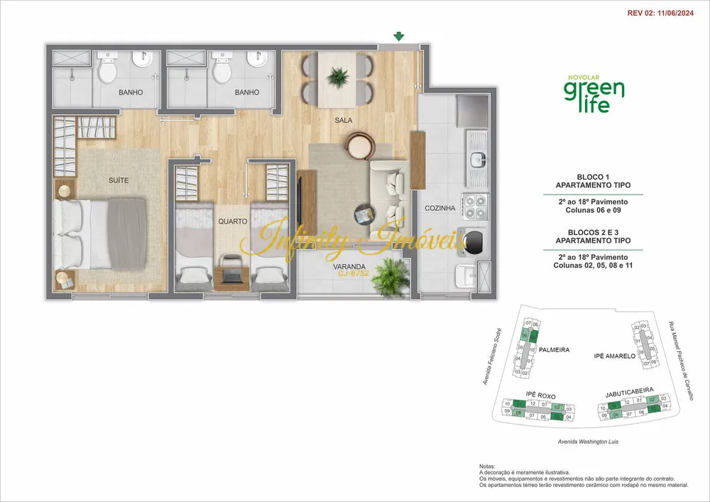 Apartamento, 2 quartos, 45 m² - Foto 75