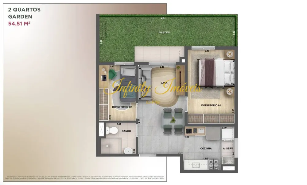 Apartamento, 2 quartos, 41 m² - Foto 17