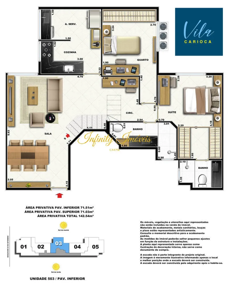 Apartamento, 2 quartos, 142 m² - Foto 11