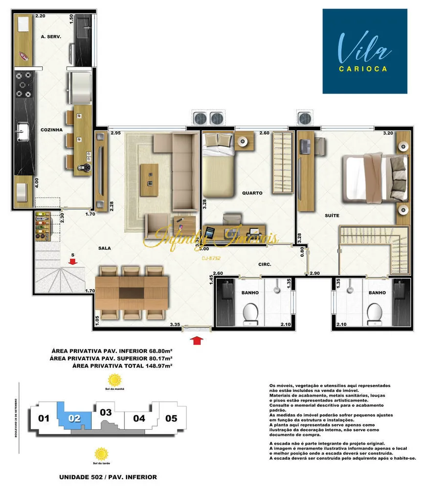 Apartamento, 2 quartos, 142 m² - Foto 13