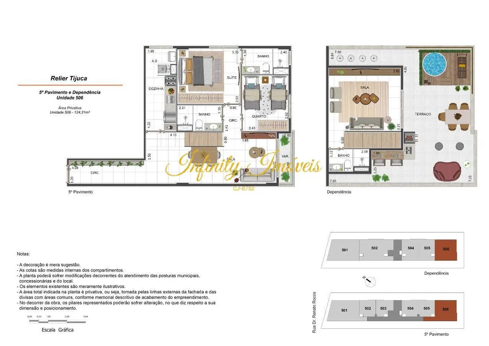 Cobertura, 3 quartos, 121 m² - Foto 19