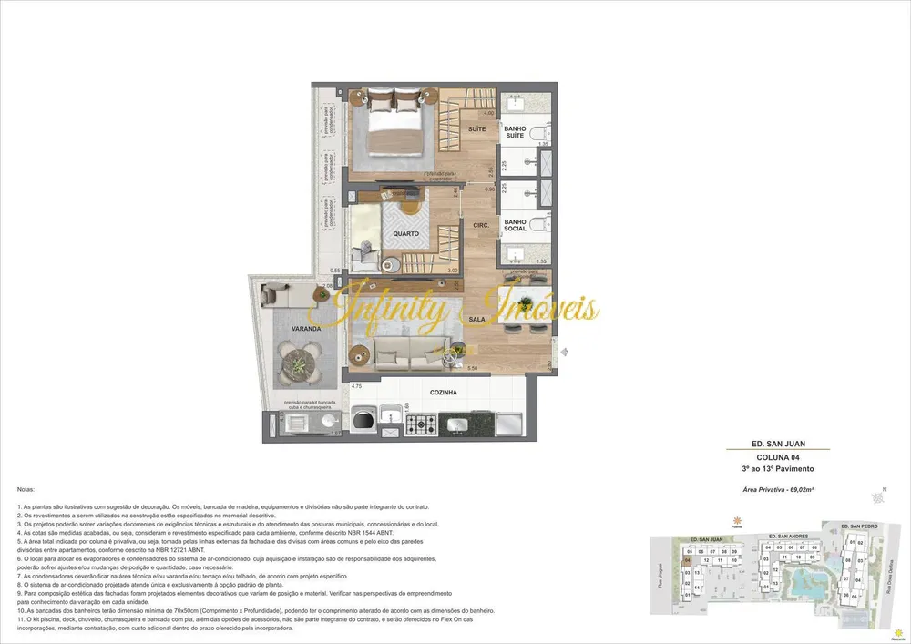 Apartamento, 3 quartos, 91 m² - Foto 57