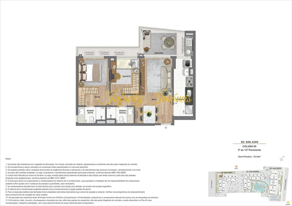 Apartamento, 3 quartos, 91 m² - Foto 54