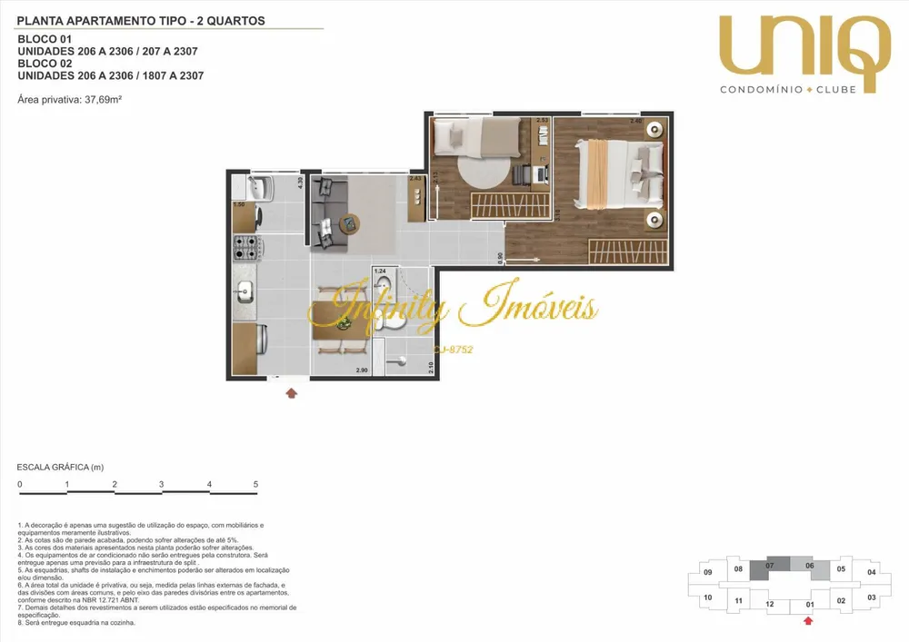 Apartamento, 1 quarto, 27 m² - Foto 30