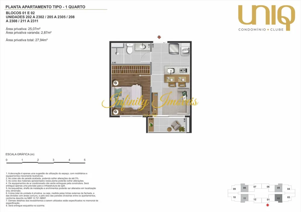 Apartamento, 1 quarto, 27 m² - Foto 26