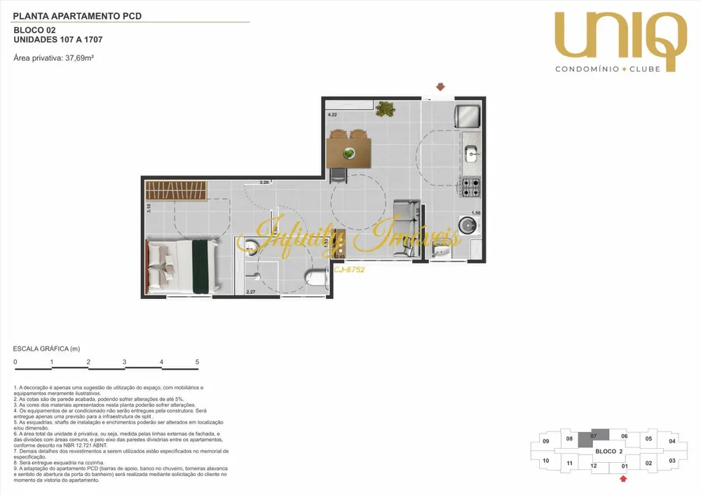 Apartamento, 1 quarto, 27 m² - Foto 28