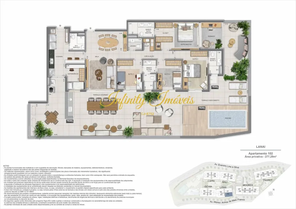Apartamento, 3 quartos, 267 m² - Foto 71