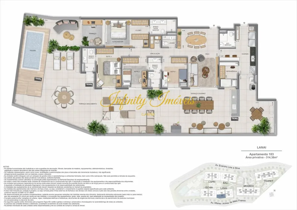 Apartamento, 3 quartos, 267 m² - Foto 75