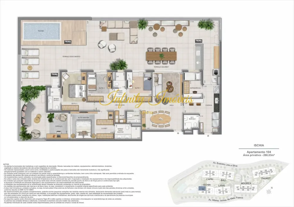 Apartamento, 3 quartos, 267 m² - Foto 73