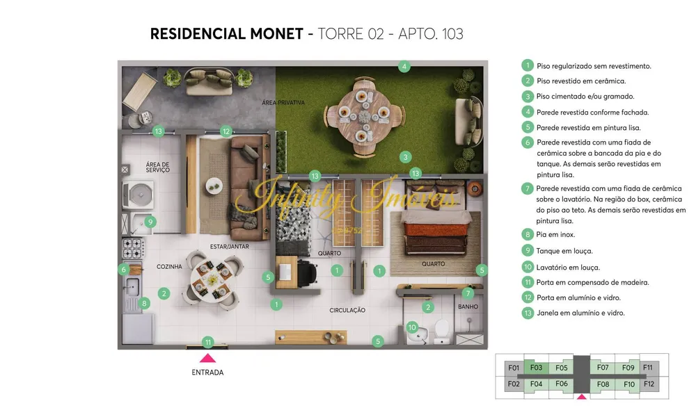 Apartamento, 2 quartos, 40 m² - Foto 15