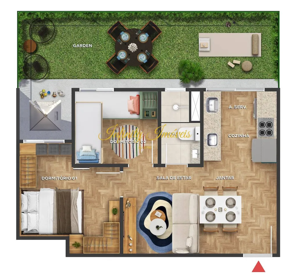 Apartamento, 2 quartos, 36 m² - Foto 30