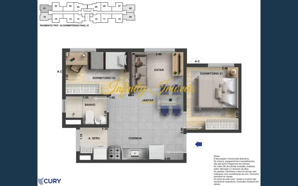 Apartamento, 1 quarto, 87 m² - Foto 25