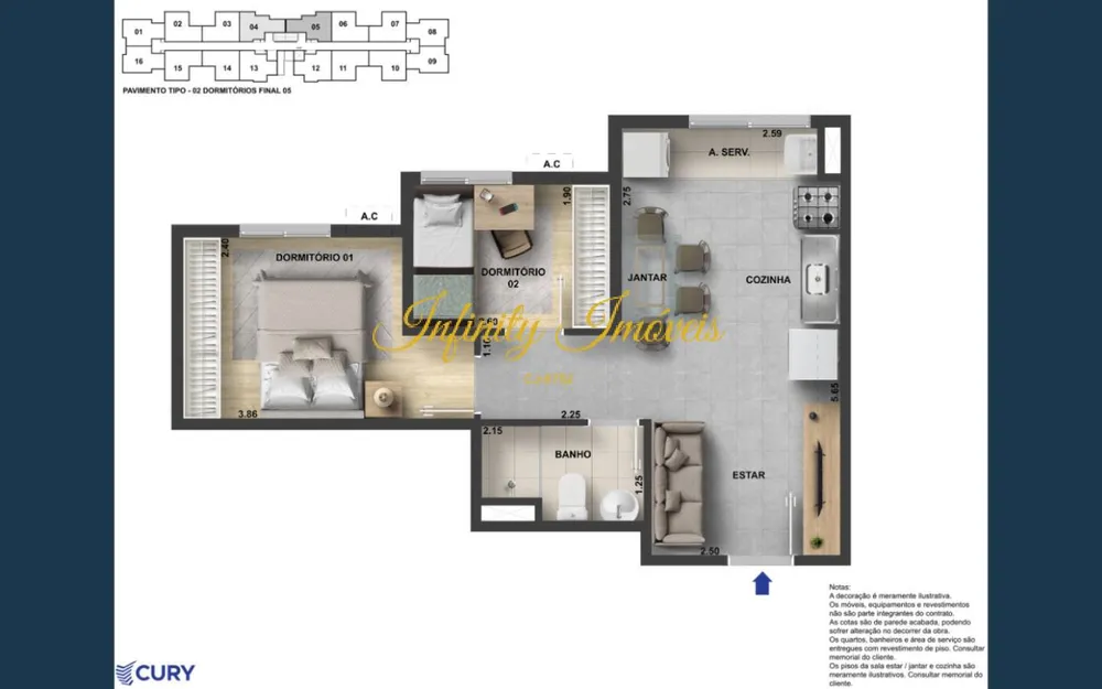 Apartamento, 1 quarto, 87 m² - Foto 26
