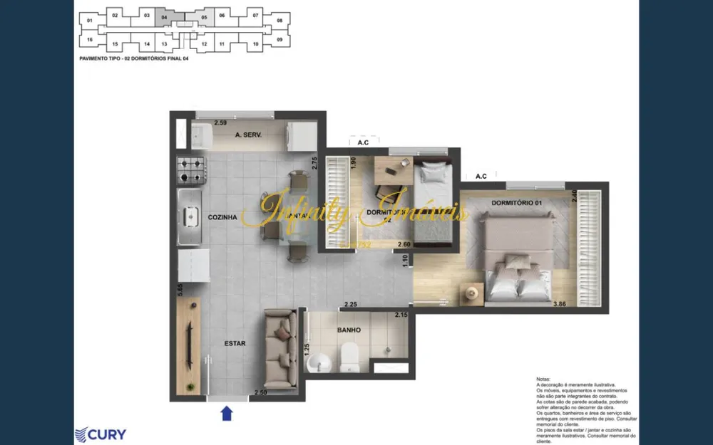Apartamento, 1 quarto, 87 m² - Foto 28