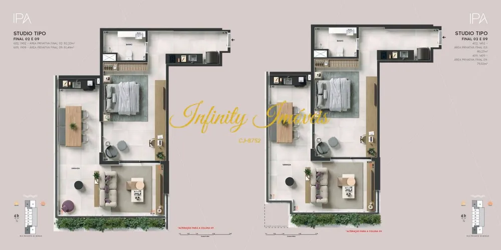 Apartamento, 1 quarto, 81 m² - Foto 24