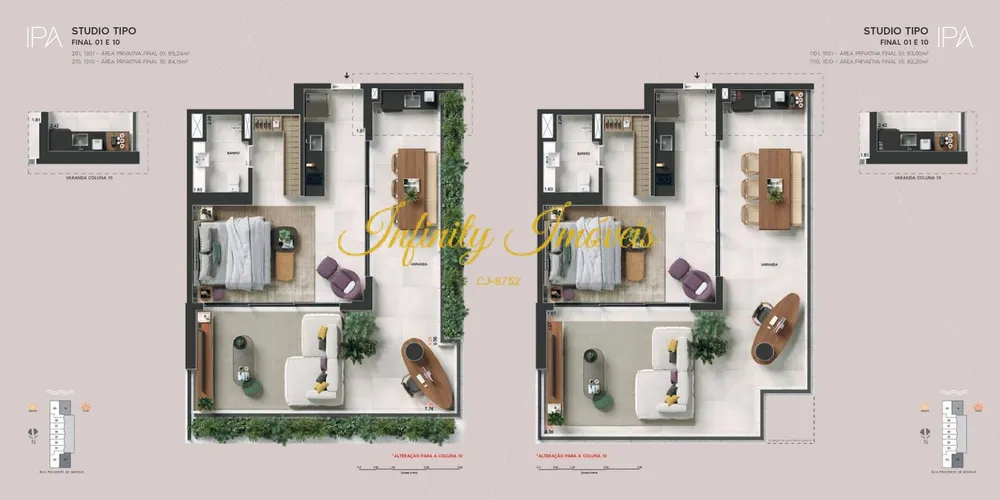 Apartamento, 1 quarto, 81 m² - Foto 23