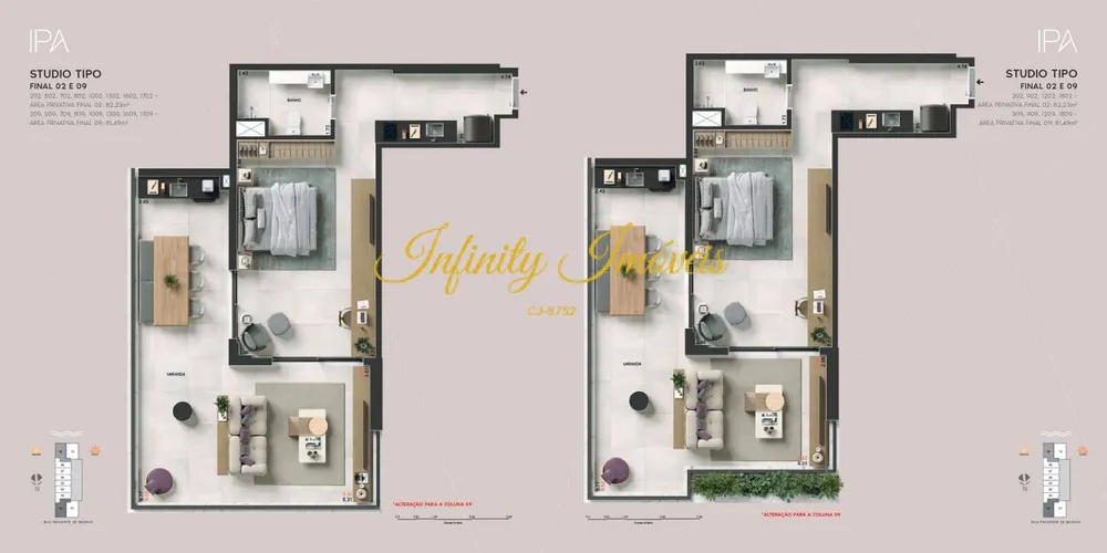 Apartamento, 1 quarto, 81 m² - Foto 19