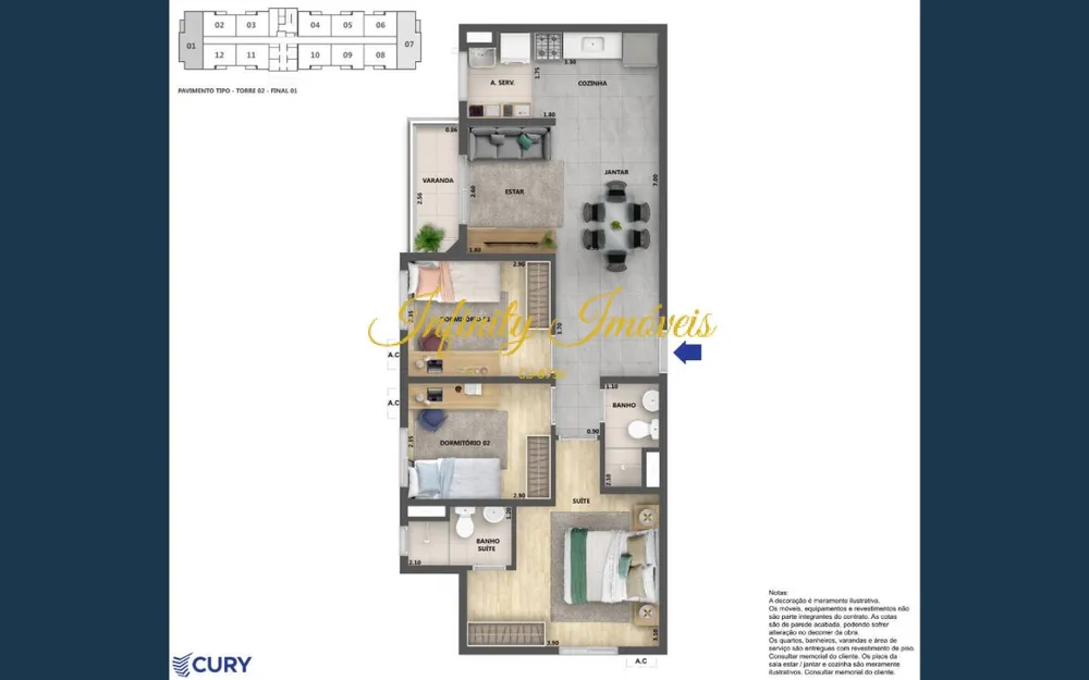 Apartamento, 2 quartos, 58 m² - Foto 14