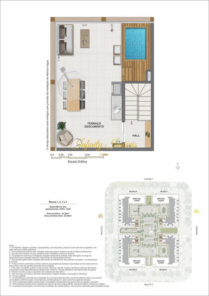Cobertura, 1 quarto, 82 m² - Foto 47