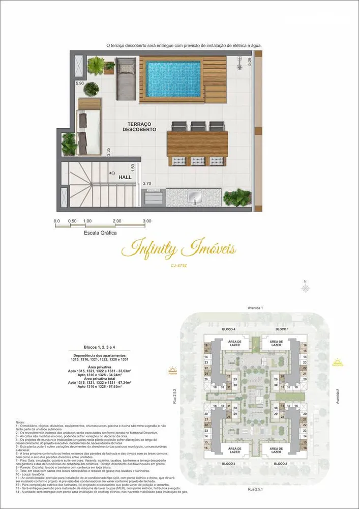 Cobertura, 1 quarto, 82 m² - Foto 55