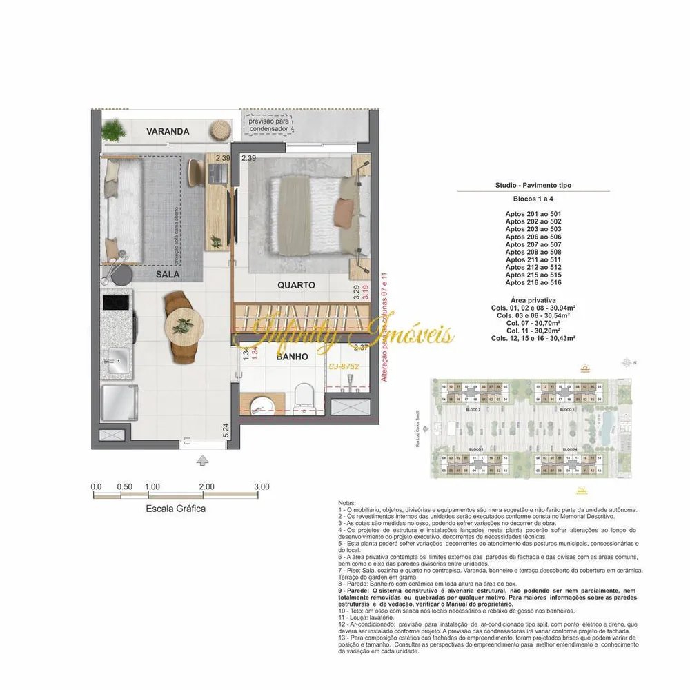 Apartamento, 1 quarto, 30 m² - Foto 24