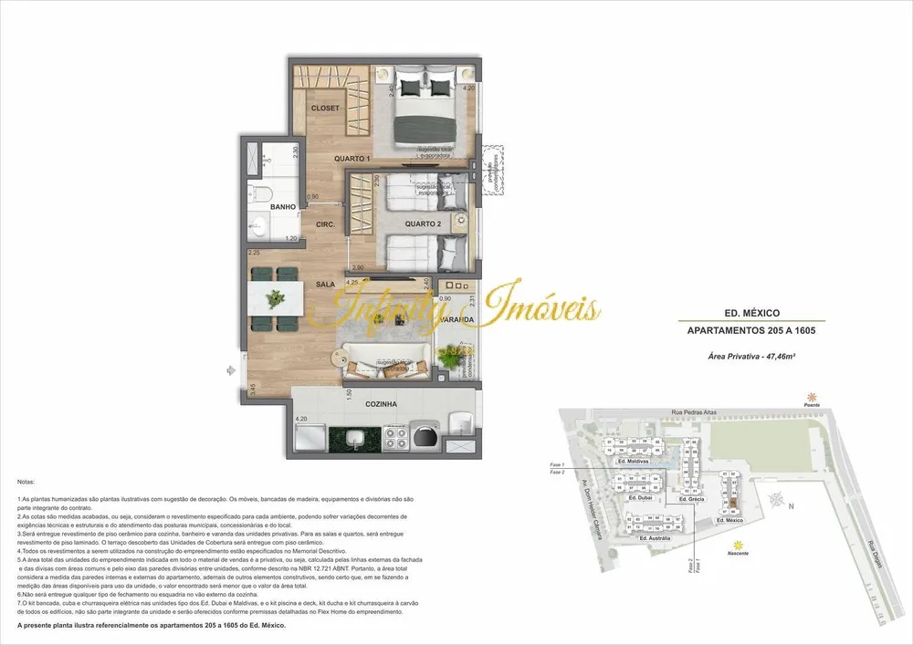 Apartamento, 3 quartos, 59 m² - Foto 65