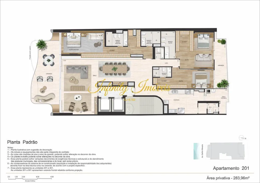 Apartamento, 3 quartos, 283 m² - Foto 22