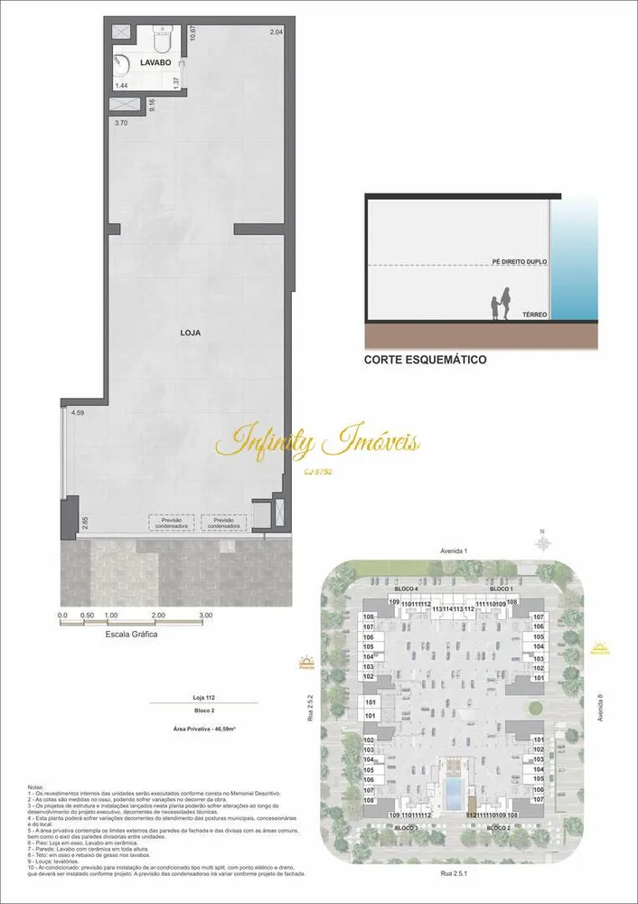 Loja-Salão, 34 m² - Foto 8