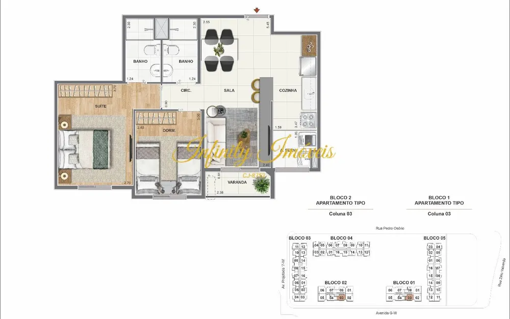 Apartamento, 2 quartos, 55 m² - Foto 27
