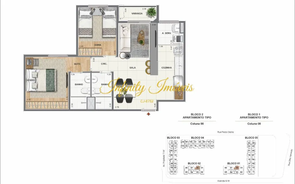 Apartamento, 2 quartos, 55 m² - Foto 26