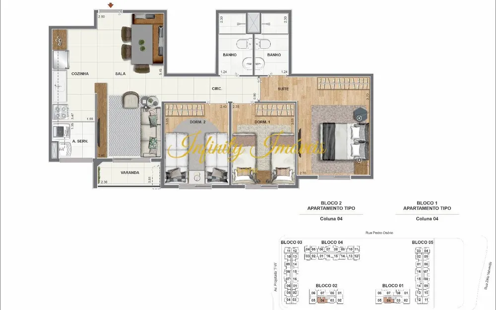 Apartamento, 2 quartos, 55 m² - Foto 23