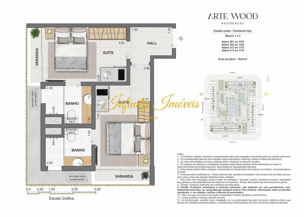 Apartamento, 3 quartos, 81 m² - Foto 72