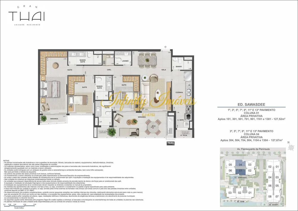 Apartamento, 3 quartos, 128 m² - Foto 37