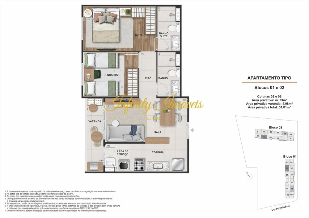 Apartamento, 2 quartos, 69 m² - Foto 42
