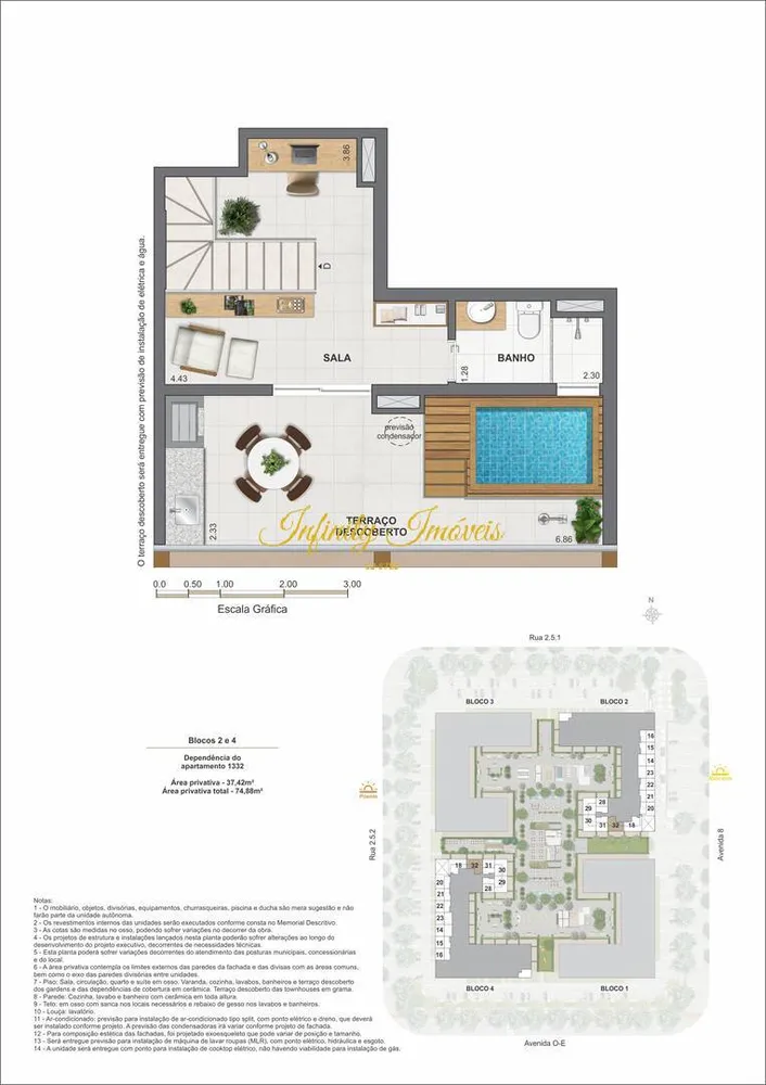 Cobertura, 1 quarto, 67 m² - Foto 50