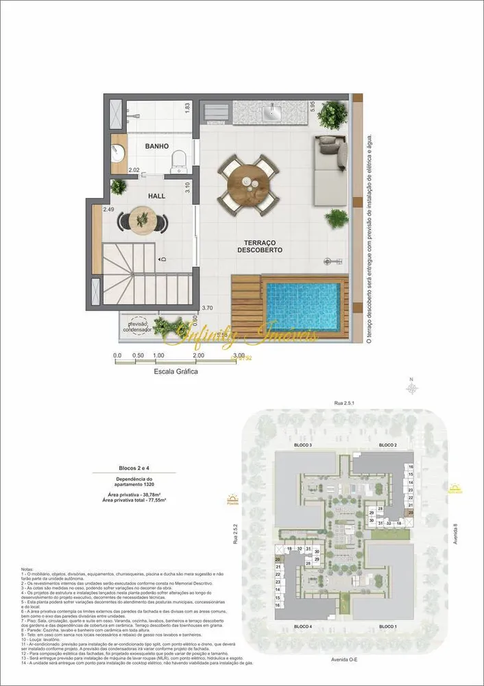 Cobertura, 1 quarto, 67 m² - Foto 46