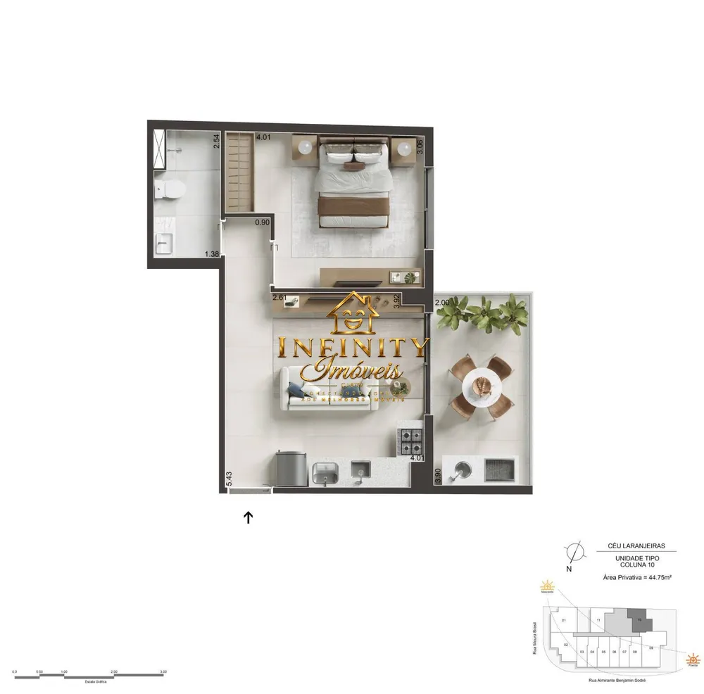 Apartamento, 1 quarto, 34 m² - Foto 30