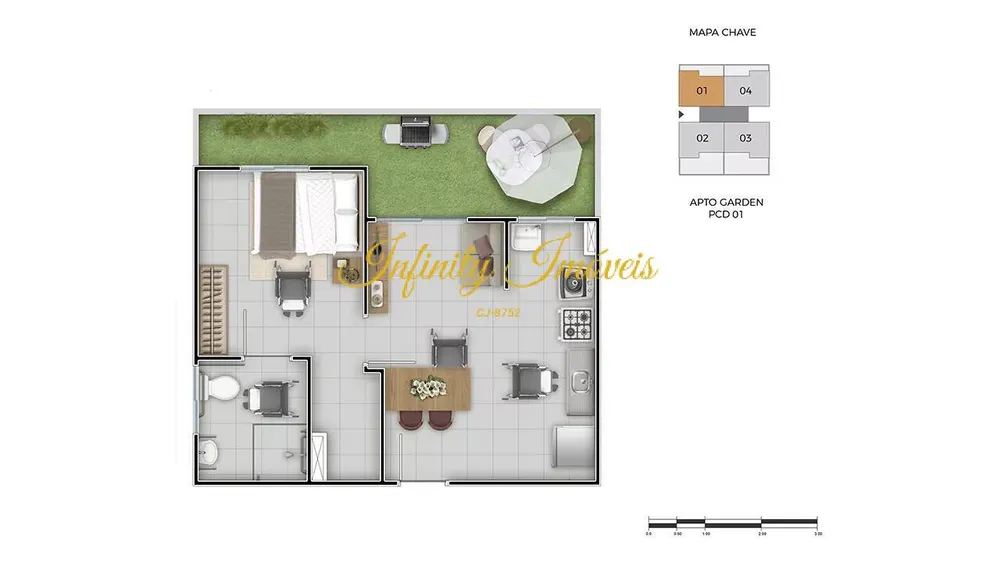 Apartamento, 2 quartos, 39 m² - Foto 29