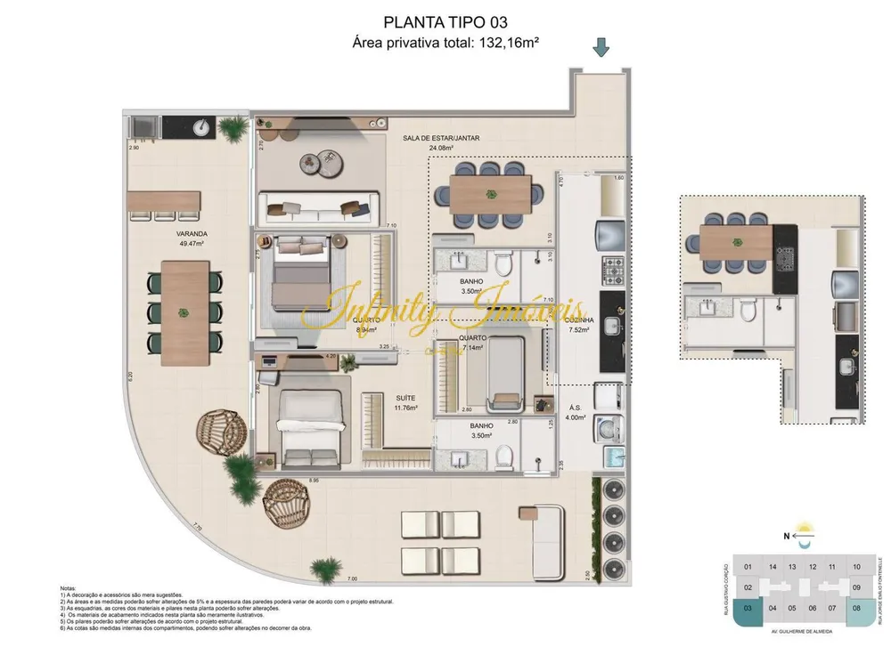 Apartamento, 3 quartos, 89 m² - Foto 5