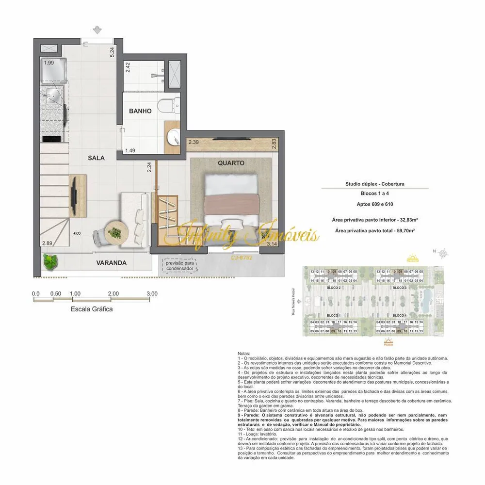 Apartamento, 1 quarto, 70 m² - Foto 26