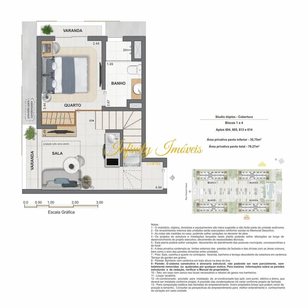 Apartamento, 1 quarto, 70 m² - Foto 22
