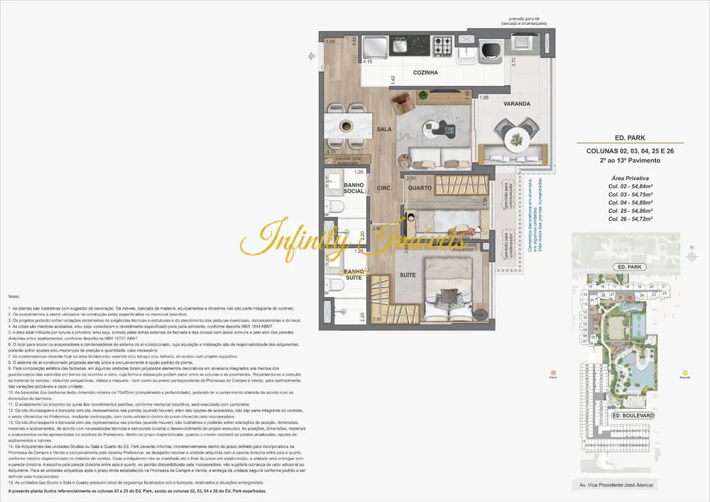 Apartamento, 3 quartos, 64 m² - Foto 45
