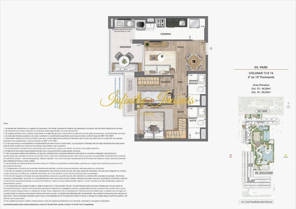 Apartamento, 3 quartos, 64 m² - Foto 44